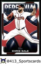 2026 Topps Series 1 Chris Sale Perennial All-Stars Atlanta Braves #PAS-22