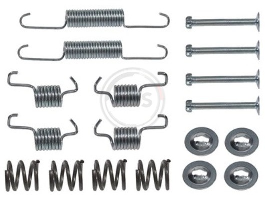 0011Q A.B.S. ACCESSORY KIT, PARKING BRAKE SHOES REAR AXLE FOR FIAT TOYOTA