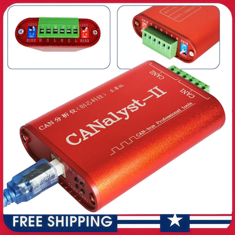 USB to CAN module USBCAN-II C bus analyzer Converter Adapter