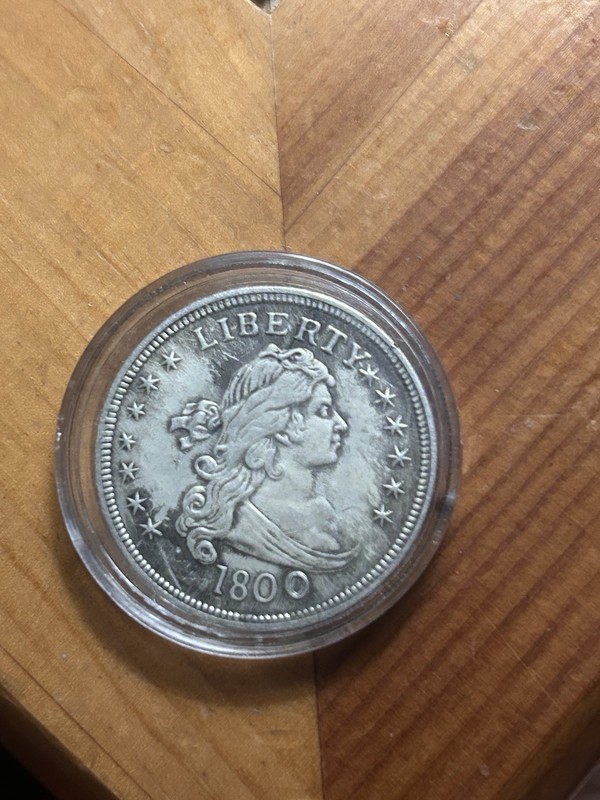 1800 USA- Draped Bust Dollar-Heraldic Eagle