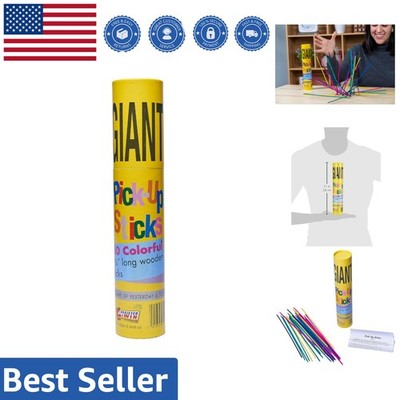 Oversized Giant Pick Up Sticks - A Vibrant Classic Game for Family Nights