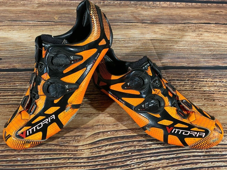 VITTORIA Zapatos de Ciclismo de Carretera Botas de Ciclismo Talla EU44.5 US11 Mondo 282 cs788 Foto 2 de 4