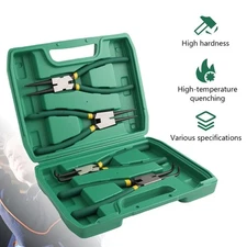4 Pcs Snap Ring Pliers Set, Circlip Pliers, 9 inches Internal/External for Ring