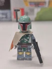 Star Wars Boba Fett Custom Lego Minifigure with Blaster Orange Stripe Cape 75243