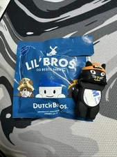 RARE DUTCH BROS  “LIL’ BROS” OG Bestie Series Cat Mini Figure Collectibles Cat