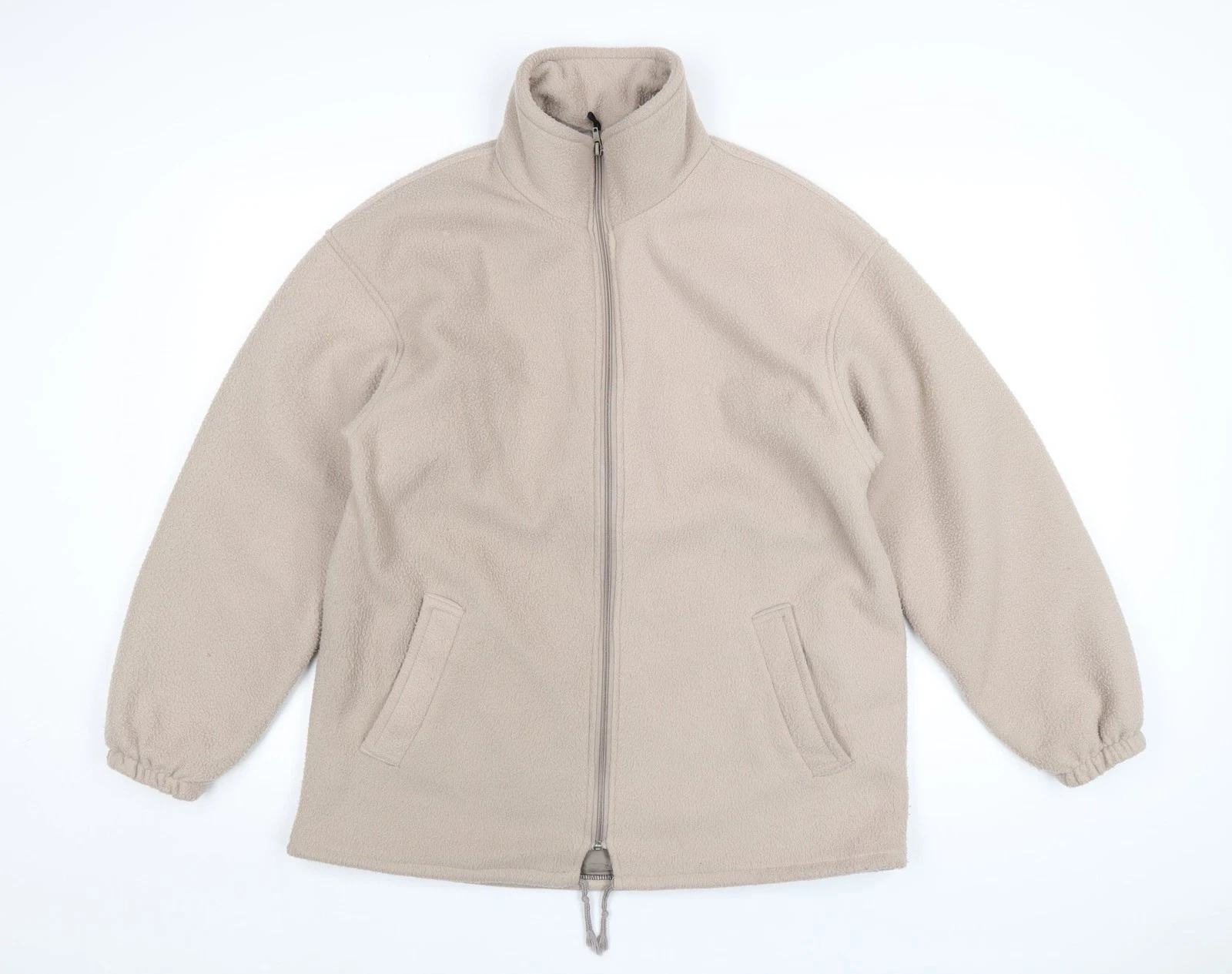 High Mount Mens Beige Jacket Size L Zip