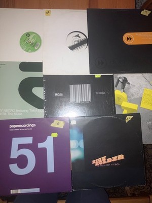house vinyl sammlung 8 stück Dj T,joey negro