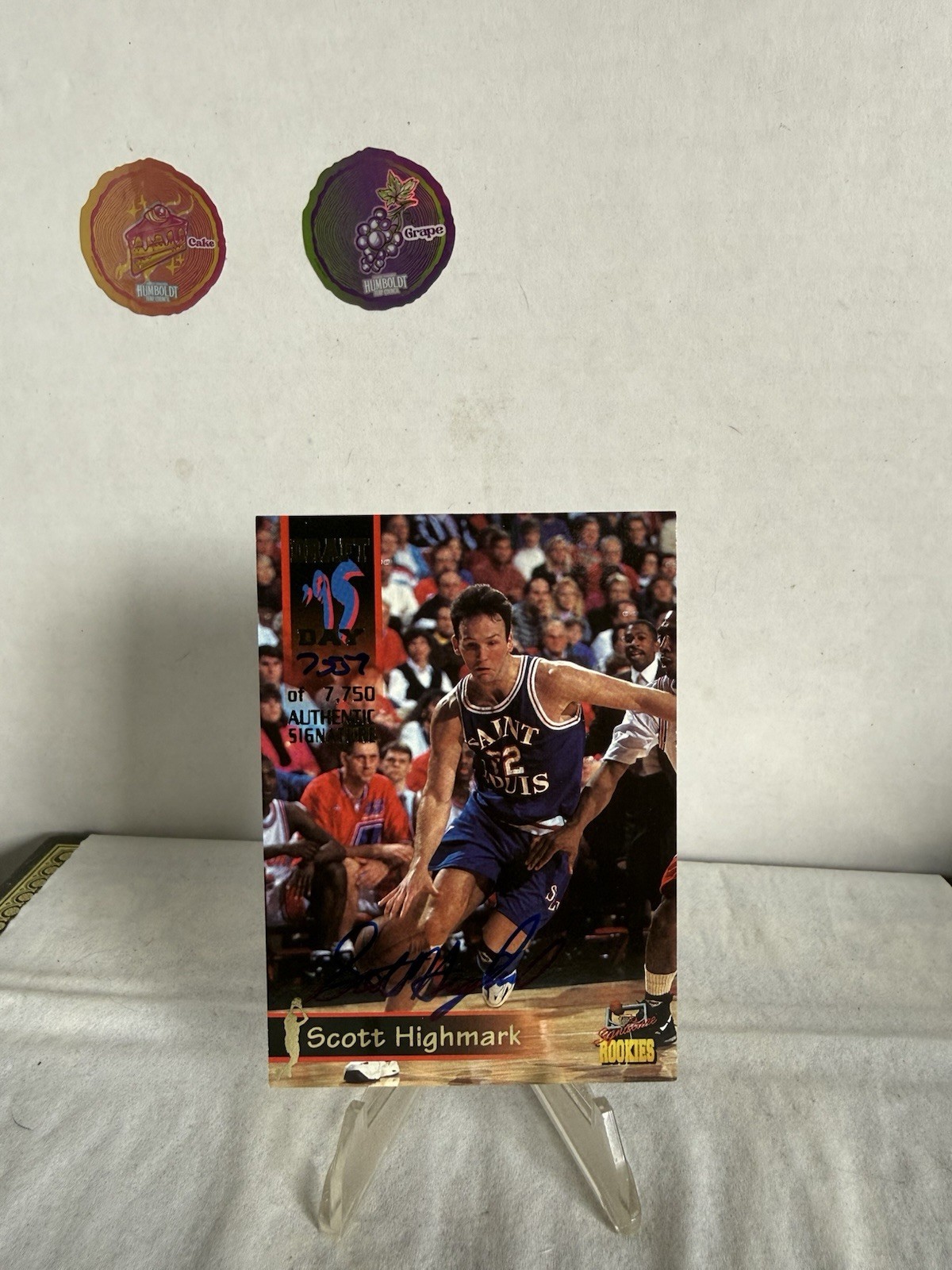 1995 Signature Rookies Draft Day #44 Scott Highmark Signatures #/7750