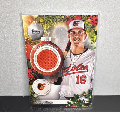 Topps 2025 Holiday Rookie Relic Colby Mayo RC Patch #PR-CM Orioles