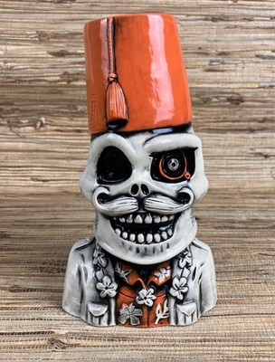 The Colonel Tiki Mug Colonel Coconut Patrick Vassar 8'' Tall LE #76 New