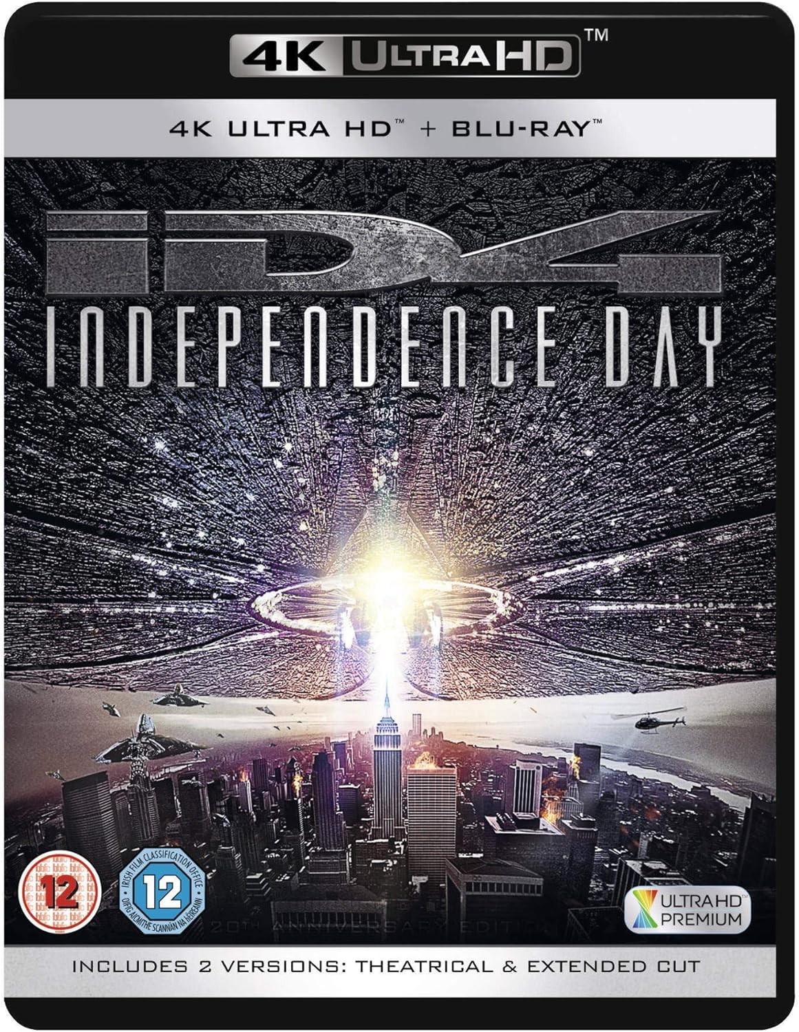 INDEPENDENCE DAY - BLU-RAY 4K ULTRA HD + BLU-RAY - BRAND NEW & SEALED