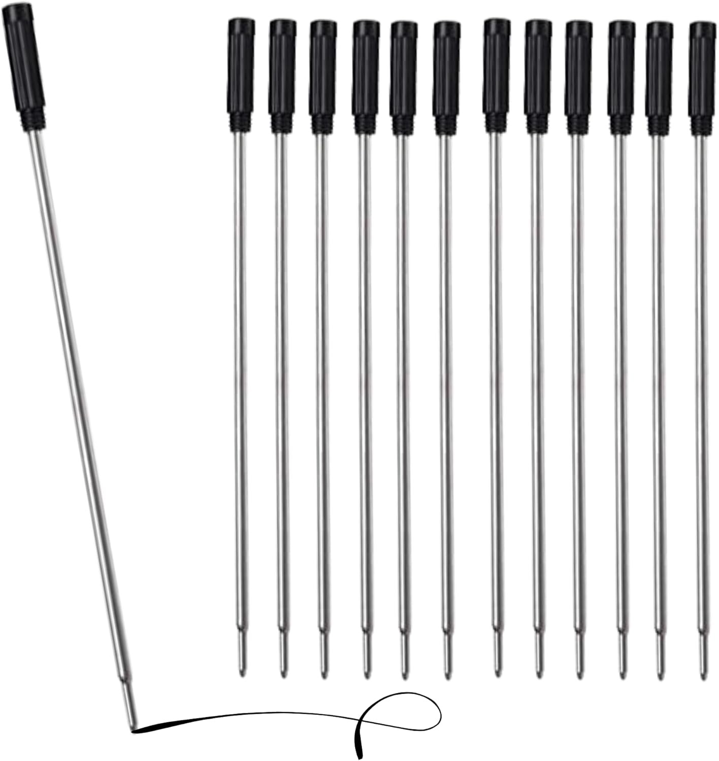 5 x Black Ink Pen Refills Compatible with Cross 8513 Ballpoint Pens