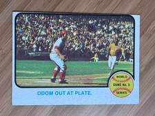 1973 Topps - 1972 World Series Johnny Bench, Blue Moon Odom EX-NM207