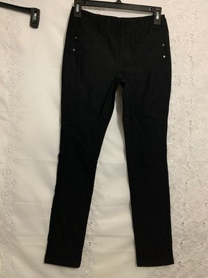 NiC+ZOE Black Pull-On Pants Size 0 NWT (29'' inseam)