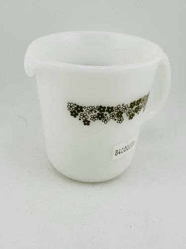 Vintage PYREX Spring Blossom CRAZY DAISIES Creamer Cream Pitcher