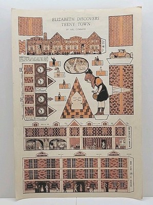 Mel Cummins Elizabeth Discovers Teeny Town Page from McCall's Magazine 1921