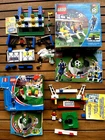 LEGO Soccer 3403 Grandstand w/Scoreboard & 3424 Target Practice w/manuals, Boxes