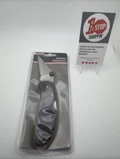 Tool Bench Hardware pocket knife serrated edge blade lockback, new in pack