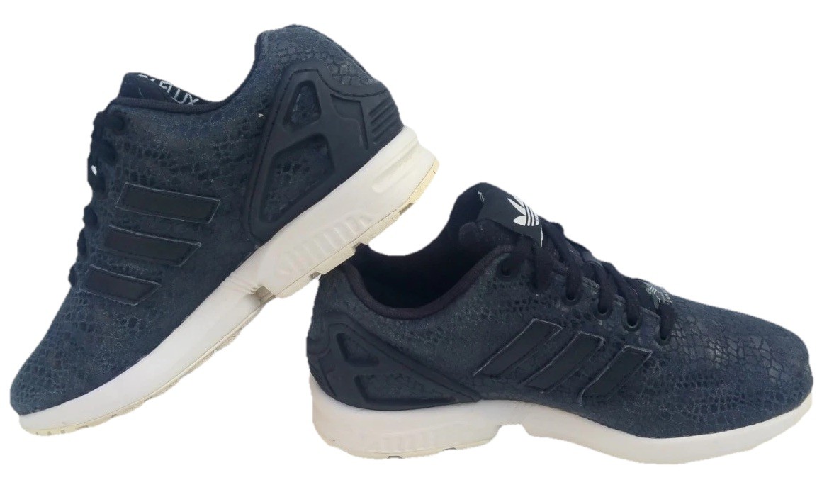 Adidas Originals ZX Flux S79408 Teens Core Black Trainers Size UK 3.5 EU 36 US 5 image 7
