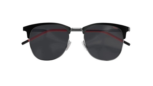 Hugo Boss brand HG SUN RX 14, PILOT STYLE SUNGLASS BLACK AND RED - Picture 4 of 4