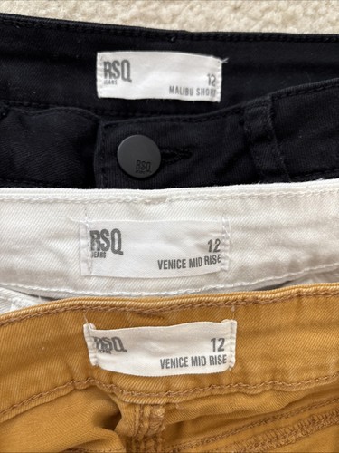 Lot Of 3 Girls RSQ Tilly’s Short Black White Gold Size 12 Excellent EUC - Picture 19 of 23