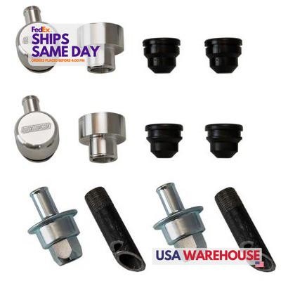 Moroso 68866, Kit Crankcase Evac System W/ Billet Push-In Breathers Performance
