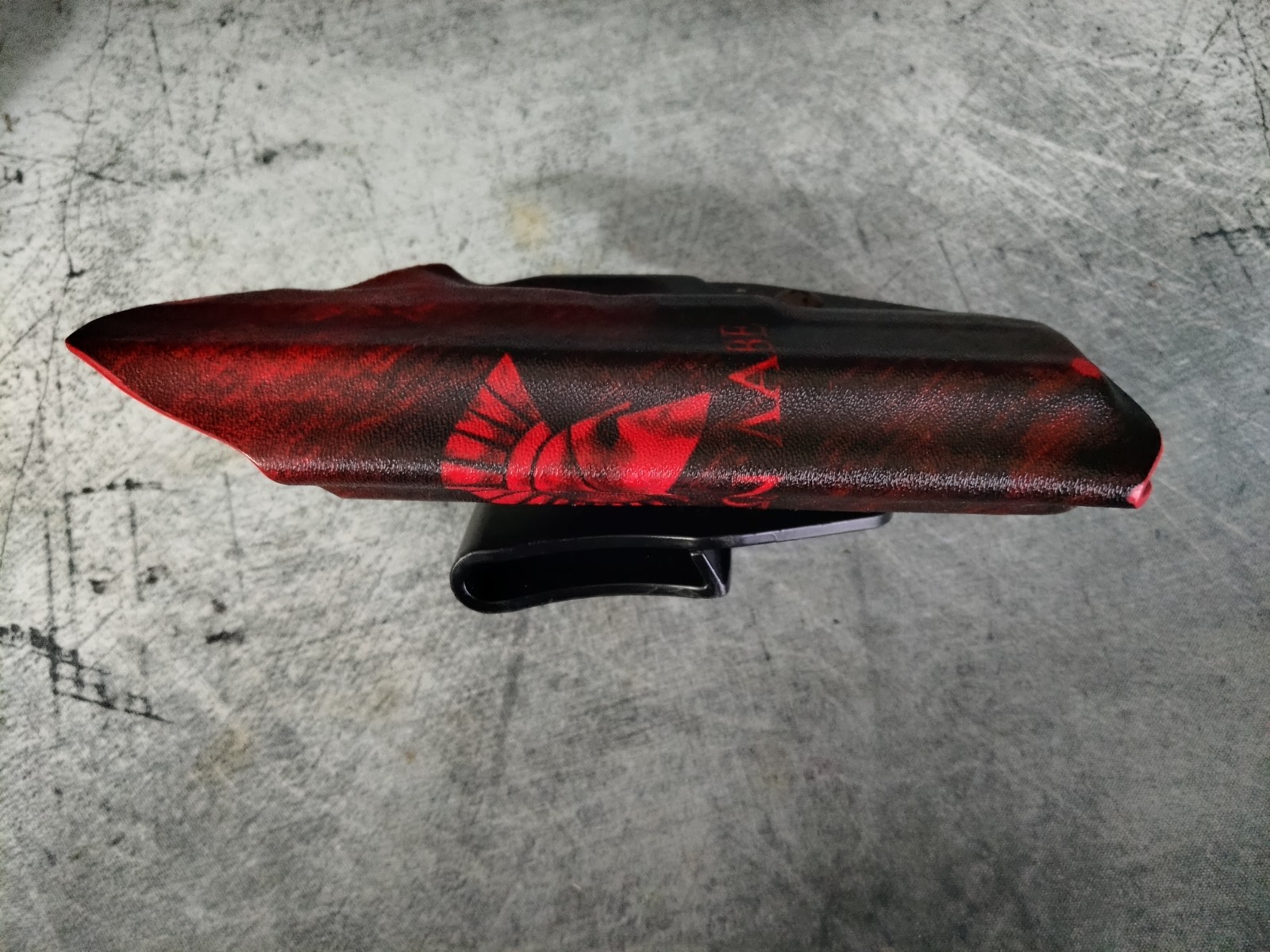 Clearwater Tactical Malon Labe Glock 17 IWB Custom Lvl 1 Kydex Holster Red/Black