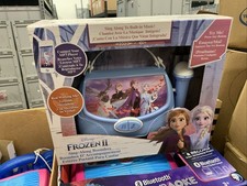 Disney Frozen II 2 Sing Along Boombox Real Microphone Built in Music Player MP3