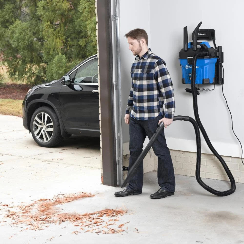 Vacmaster 5 Gallon Wall Mountable Wet/dry Vacuum With Remote Control