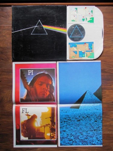 PINK FLOYD *The Dark Side Of The Moon* VG+ Vinyl Harvest Records Stereo UK LP