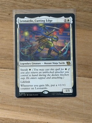 2026 Magic MTG x TMNT - Leonardo, Cutting Edge Rare #0015