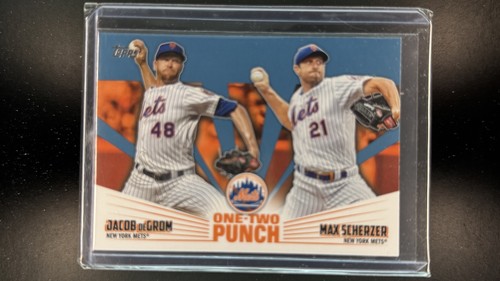 Jacob deGrom, Max Scherzer #12P-15 card