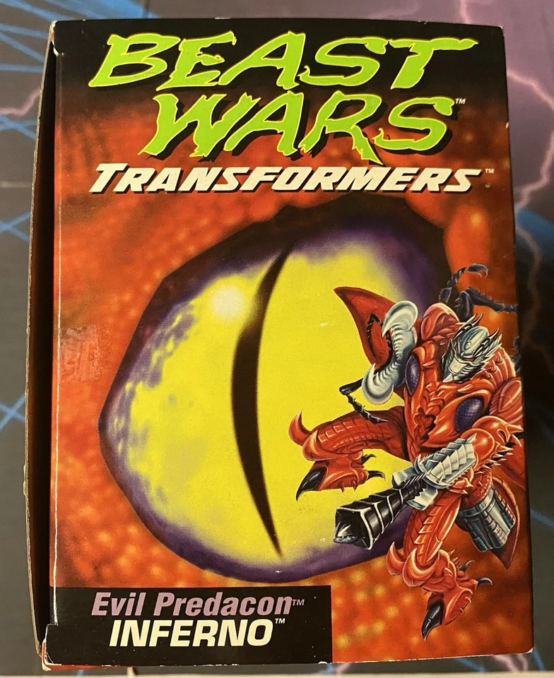 Transformers Beast Wars Inferno Figure 1996 Never Removed from box - Image 4 of 4