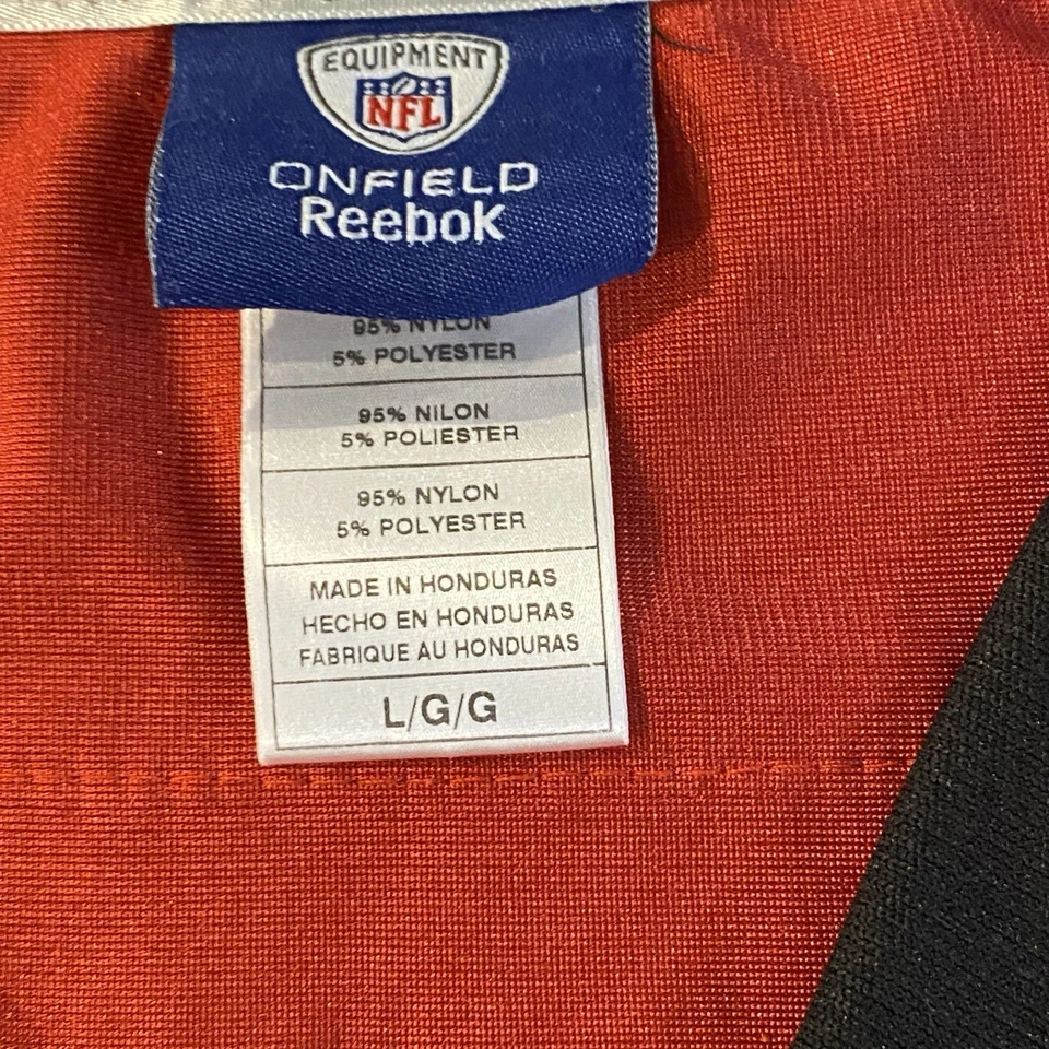 Camiseta De Colección Reebok Tony Gonzalez Atlanta Falcons 88 Para Hombre Grande Sobre el Campo Malla Roja Foto 3 de 4