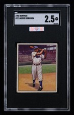 1950 Bowman Jackie Robinson #22 SGC 2.5