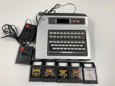 Magnavox Odyssey 2 Console Bundle 5 Games Joysticks Tested Working