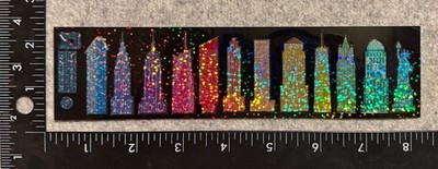 Pipsticks Stickers Glitter Skyscrapers Buildings New York City NYC Pipstickers