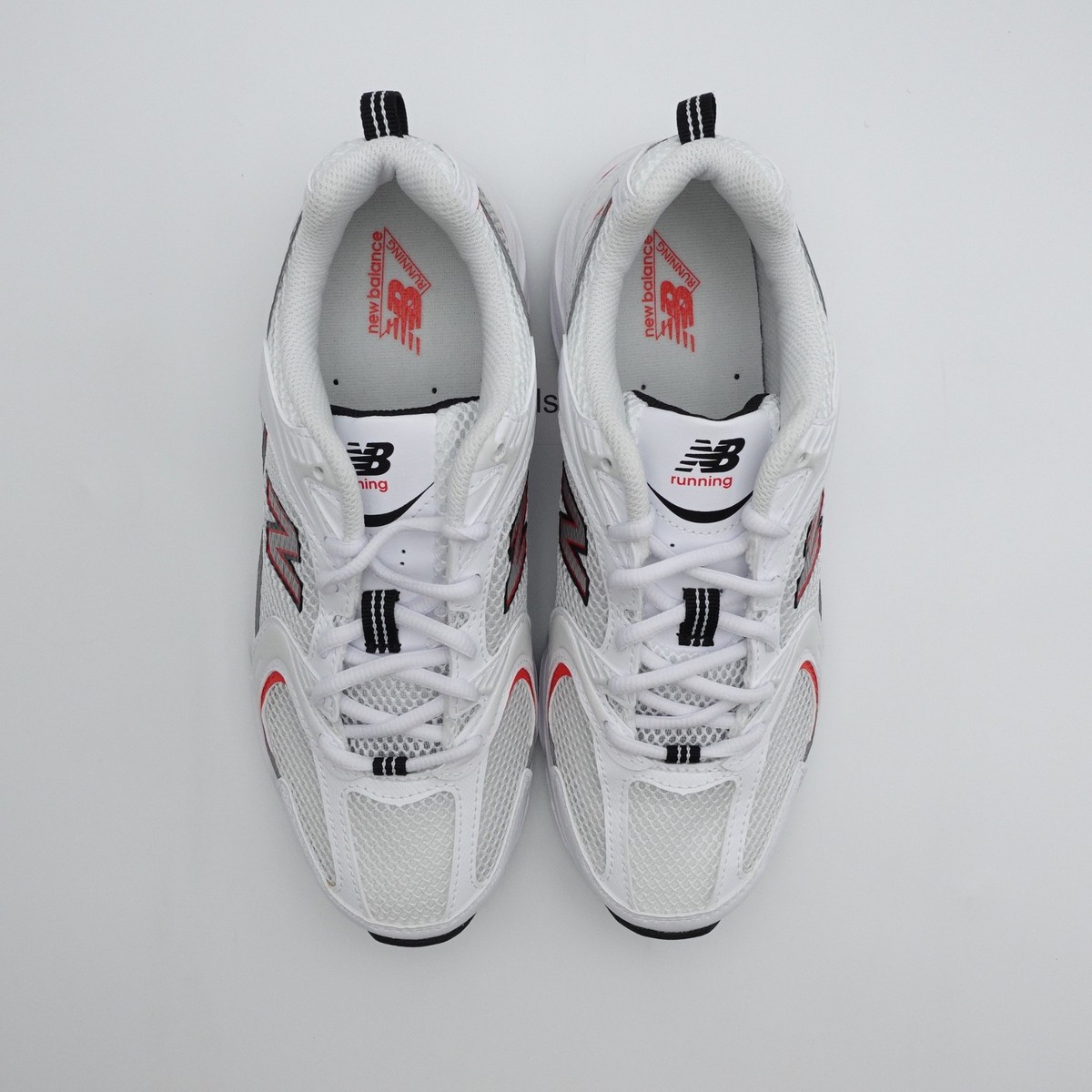 Size 9 Women's New Balance 530 Sneakers U530JR1 White/Blast Red | eBay