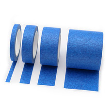 4 Rolls Blue Painters Tape Masking Tape 2 1 3/4 1/4 Inch Wide, Multi Size Assort