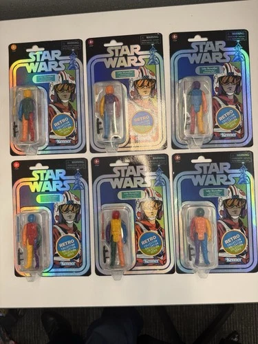2022 Kenner Star Wars:  Luke Skywalker (Snowspeeder) Prototype Set Of 6 Variants