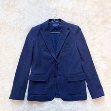 Polo Ralph Lauren Navy Cotton Blazer M Women's Good Condition