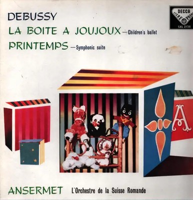 Debussy La Boite A Joujoux / Printemps FFSS Decca Vinyl LP