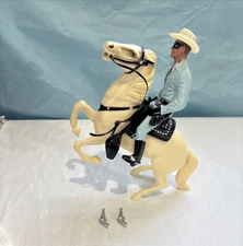 Original 1950s Hartland LONE RANGER  & Full Rearing SILVER 800 Series Complete