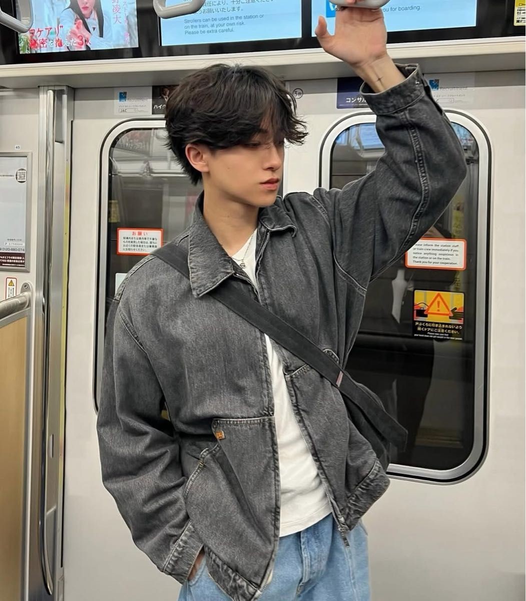 FIVEFOURFIVE denim jacket gray five four five - image 1