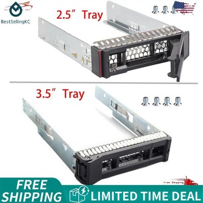 3.5'' 2.5'' SAS SATA Tray Caddy Adapter For Lenovo ThinkSystem SR650 SR550 SR630