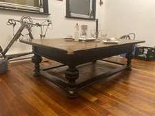 Large Ethan Allen Coffee Table. Used but  has that vintage look now. Solid Piece