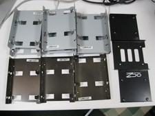 10x Dual Mounting 2.5" to 3.5" Bay SSD Metal Hard Drive HDD Adapter Bonus 3 pcs