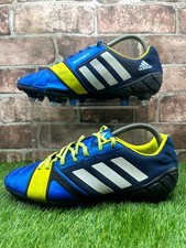 Adidas Nitrocharge 1.0 XTRX SG Q33668 Fußballschuhe Herren UK 7 Blau Beauty Weiß