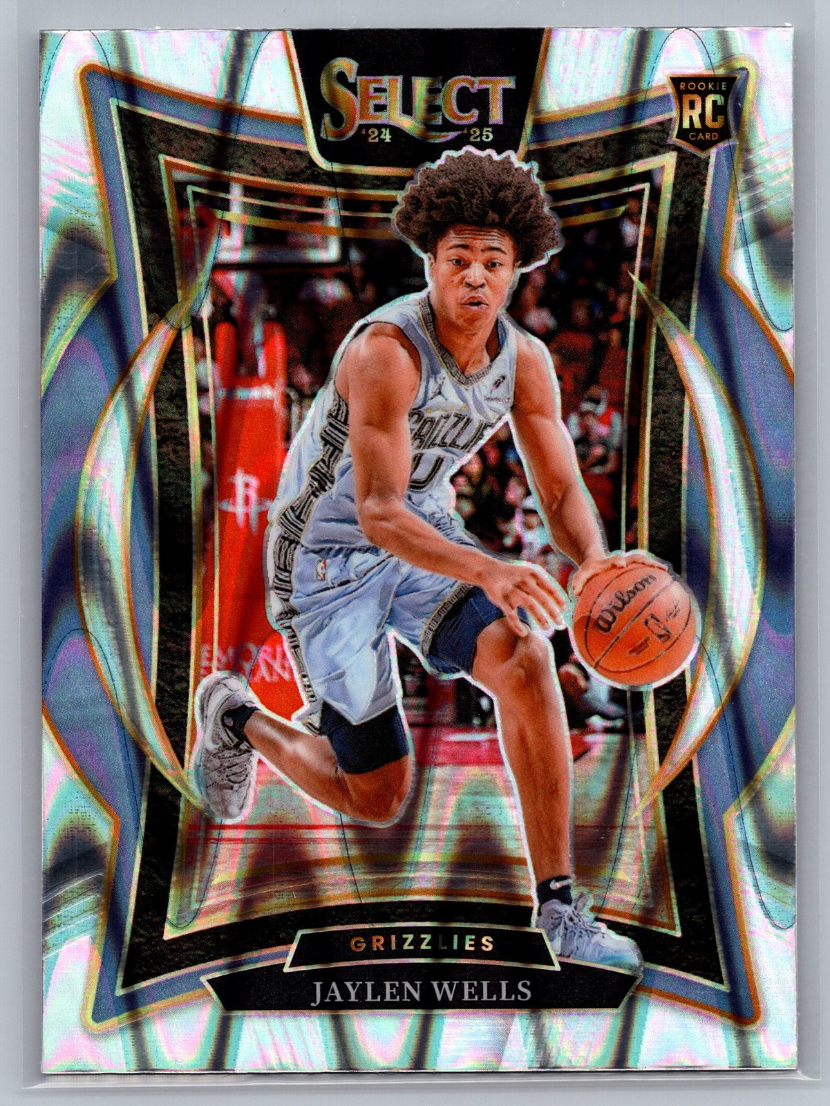 2024-25 Panini Select #79 Jaylen Wells Tectonic Prizm