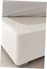 Box Spring Cover - Transform Your Bed with This Fully Elasticated Faux Suede & 